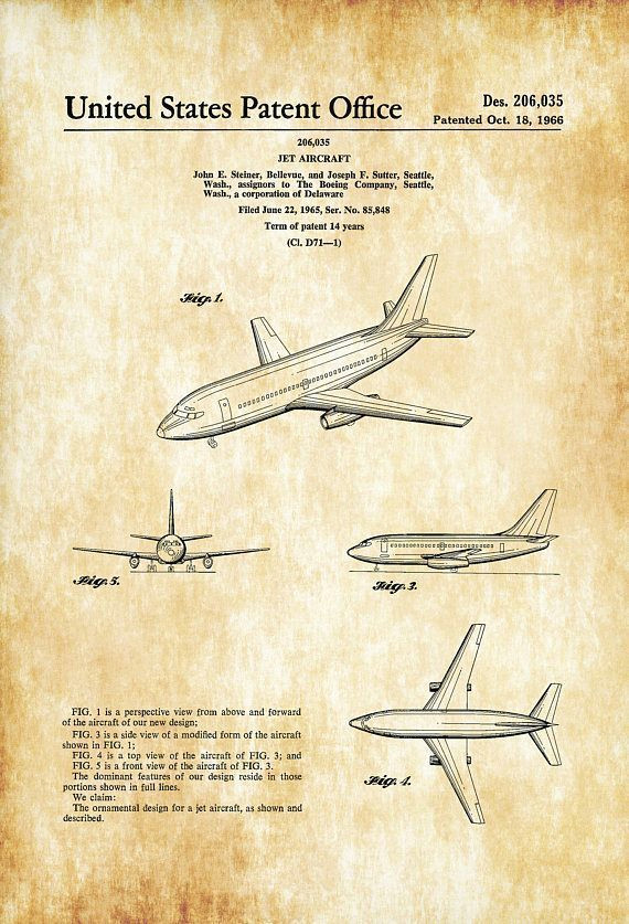 boeing 737 patent airplane patent airplane blueprint pilot gift aircraft decor airplane poster aviation art boeing patent b737 by patentsasprints