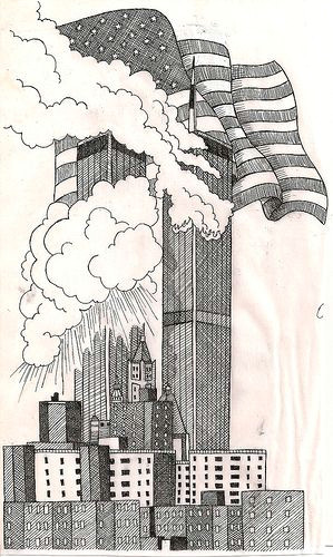 twin towers drawing google search