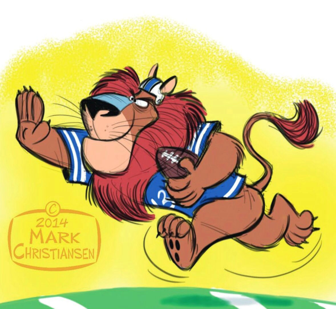 chicago bears 90s cartoons character drawing character design detroit lions furry art