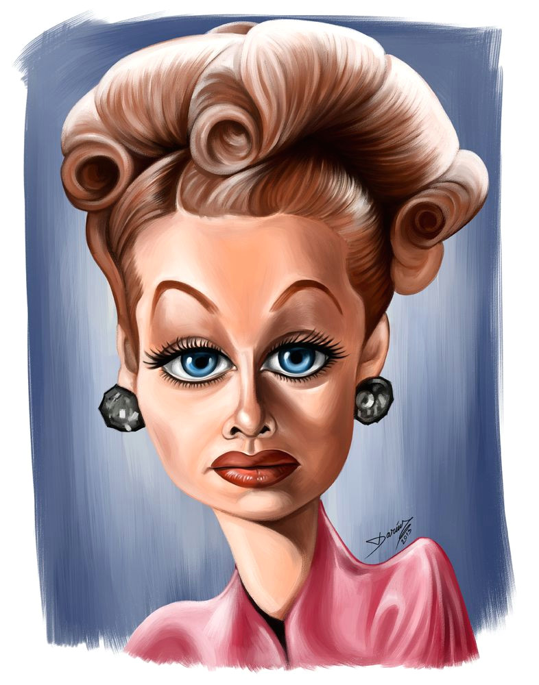 lucile ball caricatures lucille ball caricature by dardesign on deviantart