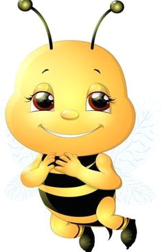 lovely cartoon bee set vectors 14 https www welovesolo com