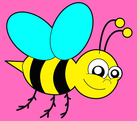 how to draw cartoon bumblebees or bees with easy step by step drawing tutorial