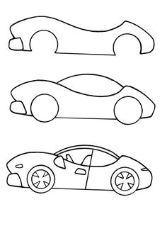 Drawing A Cartoon Car How to Draw A Cartoon Race Car Art Drawings Patterns