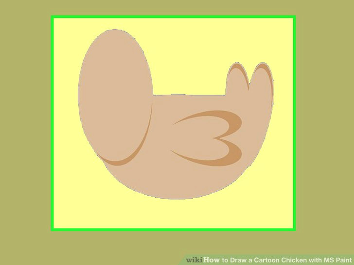 image titled draw a cartoon chicken with ms paint step 15