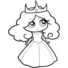 how to draw a princess for kids step 9