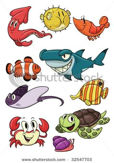 cartoon animals blow fish cartoon sea animals cartoon fish underwater cartoon cartoon drawings