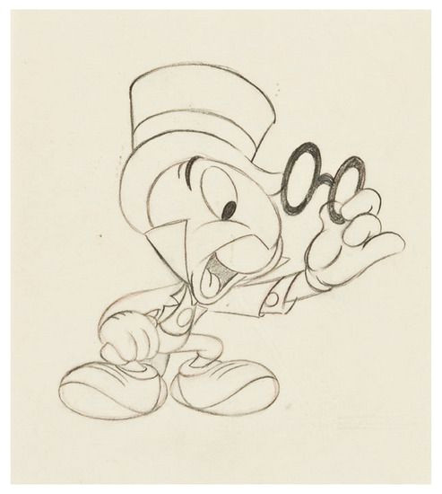 bruce smith animator jiminy cricket from pinocchio 1940 by ward kimball