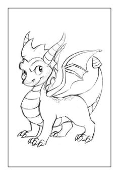 cute dragon coloring pages