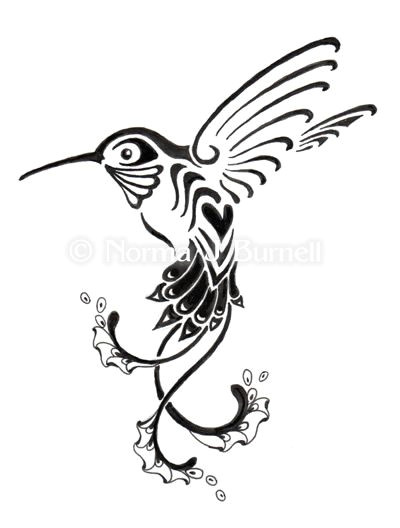 black and white hummingbird tattoo google search