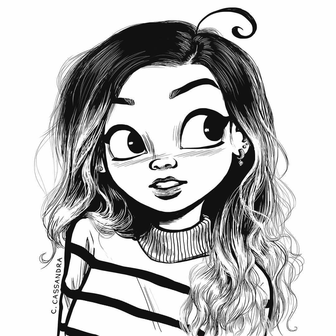 cute girl drawing at getdrawings com free for personal use
