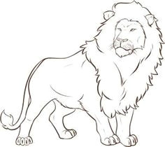 Drawing A Cartoon Lion How to Draw A Cartoon Lion Step by Step Drawing Tutorials for Kids