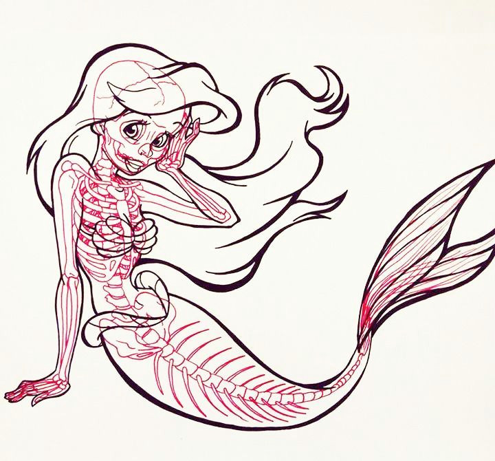 mermaid skeleton pictures google search