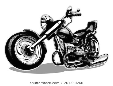 vector cartoon motorbike available eps 8 vector format separated by layers for easy edit