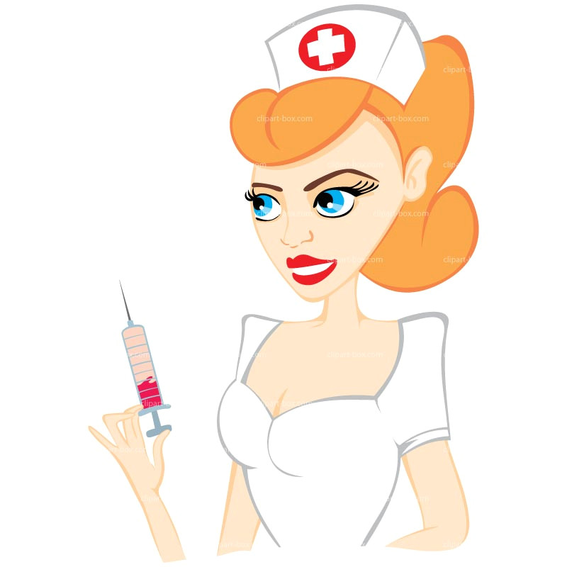 clipart nurse cartoon royalty free vector design