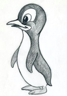 cool cartoon drawings art how to draw cartoon penguin cool simple drawings simple cartoon