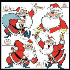 mark christiansen santa claus christmas xmas model sheet reference character design cartoon characterdesign holiday holidays kriskringle