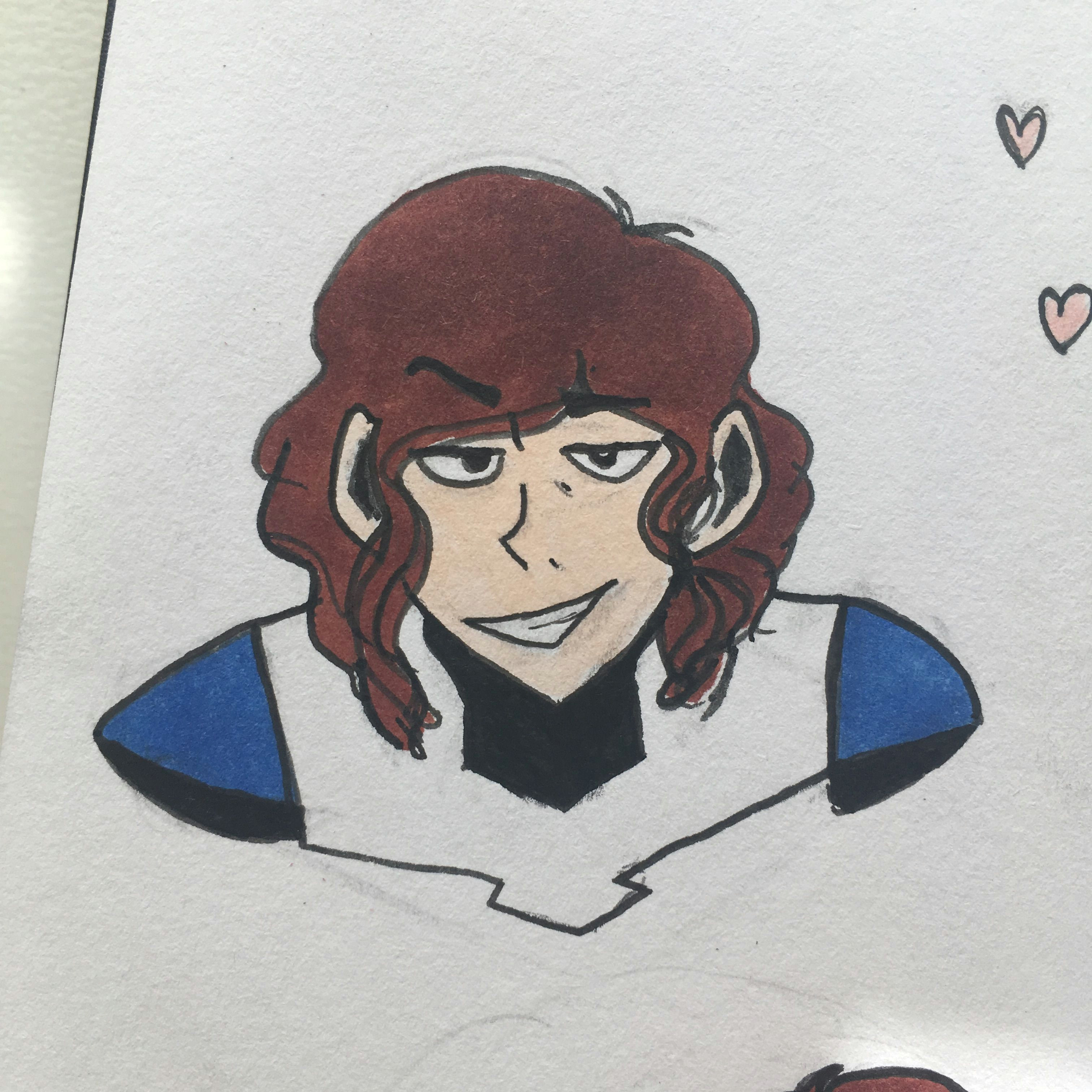 girl lance drawing voltron art by thedemimorgan