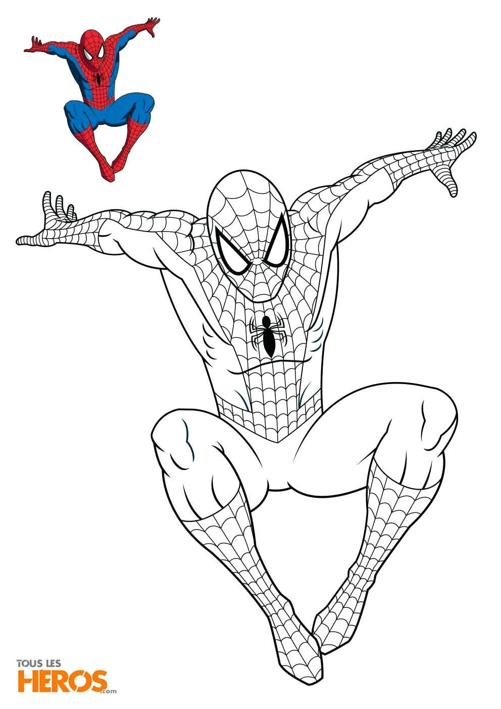 dessin spiderman le meilleur de coloriage de spiderman ic book coloring pages awesome 0 0d