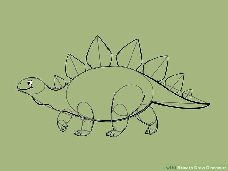 image titled draw dinosaurs step 7