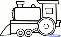 cartoon train how to draw a cartoon train step by step trains