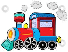 cartoon train engine to use this stock image in your creative project please select