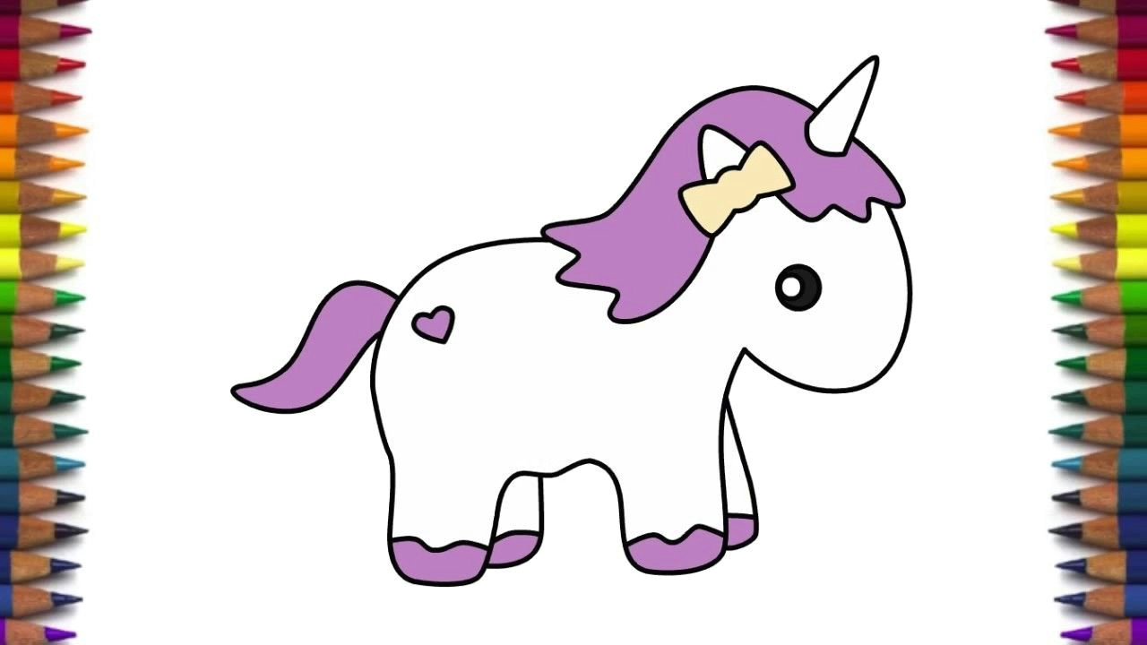 Drawing A Cartoon Unicorn 1280×720 How to Draw Cute Pony Unicorn Quick and Easy Step by Step