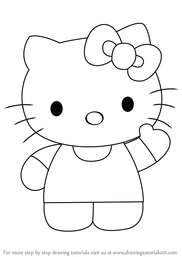 how to draw hello kitty drawingtutorials101 com