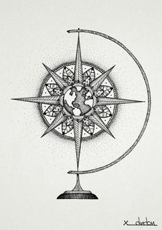 compass globe