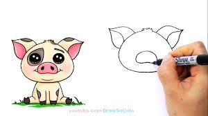 resultado de imagen para draw so cute moana cute pigs moana cute drawings