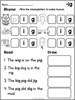 rhyme read draw print go differentiated