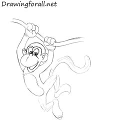 how to draw a monkey easy monkey drawing easy drawing for kids painting for