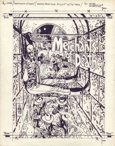 toth merchants of death cover comic art comic book pages comic page comic