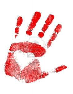 the kissing hand put a paper heart sticker in the center of your child s palm after you paint their hand perfect for the kissing hand