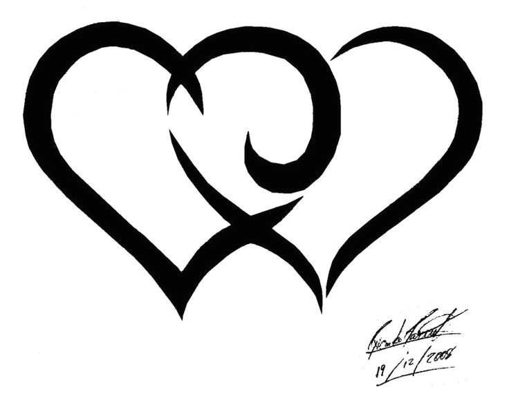 tribal hearts by songue on deviantart tattoos tattoos tribal heart tribal heart tattoos