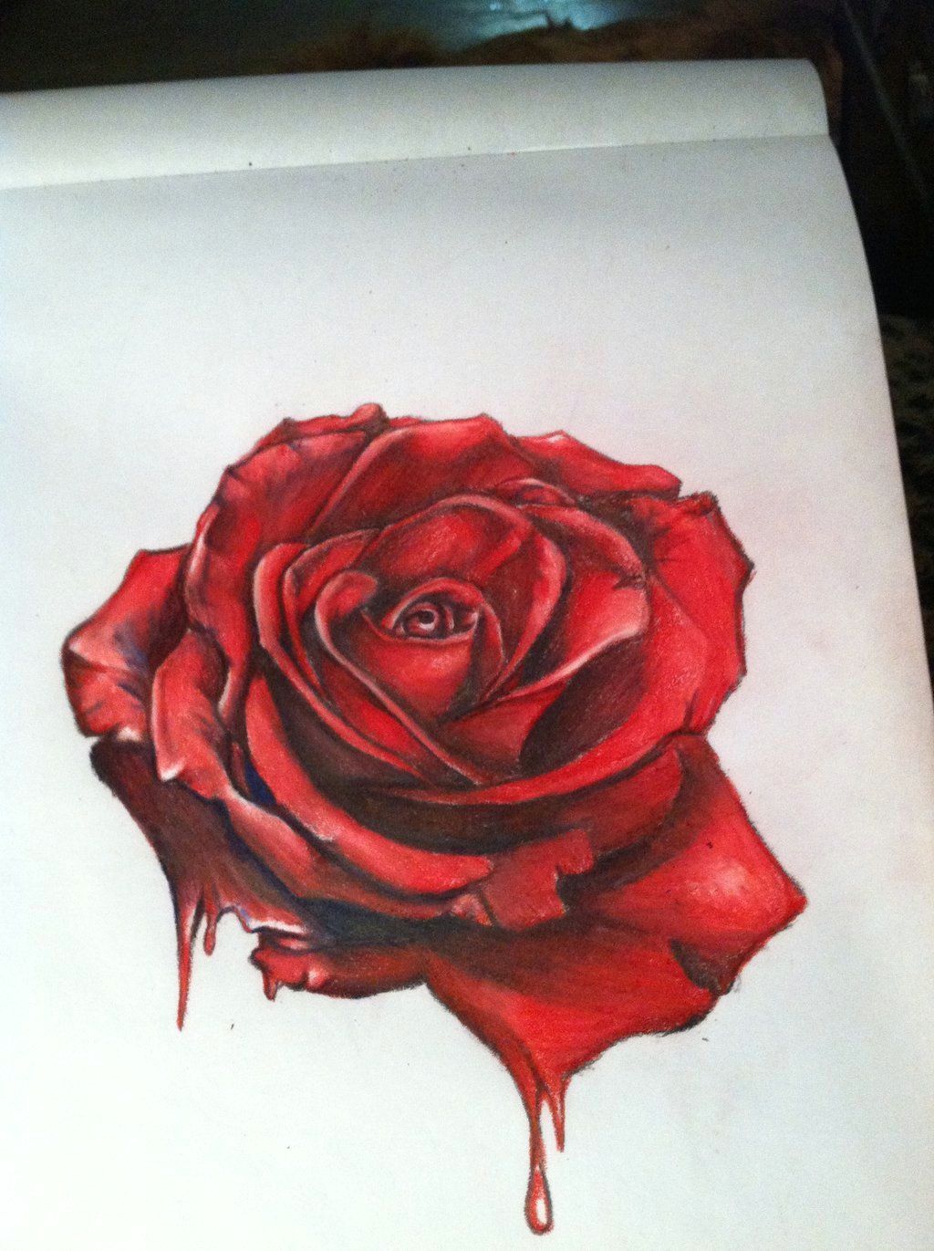 realism rose drawing realistic red rose drawing hyper surrealistic rose by
