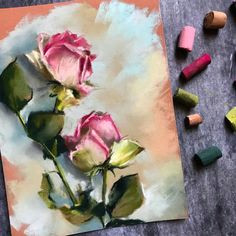 roses 2017 pastel drawing by sophie rodionov