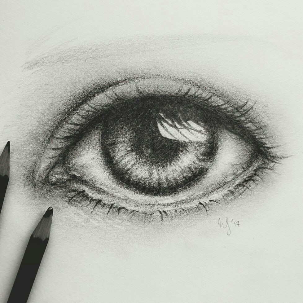eye sketch by nadine sophie instagram