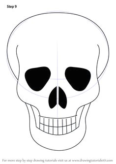 learn how to draw skull easy skulls step by step drawing tutorials skull