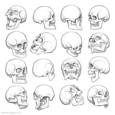 Drawing A Skull Tutorial Kingcholera Learning How to Construct Simplified Heads In the