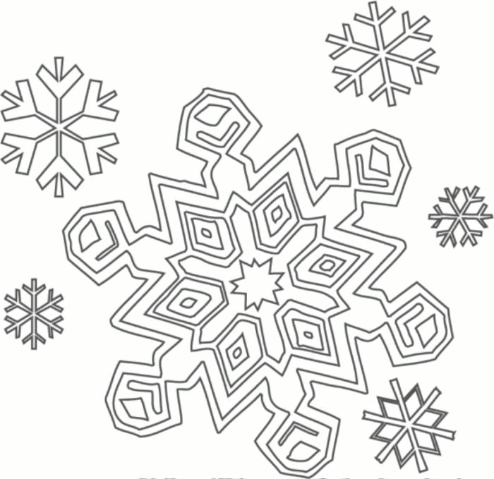 Drawing A Snowflake Coloring Pages Snowflake Coloring Pages Coloringidu Snowflake