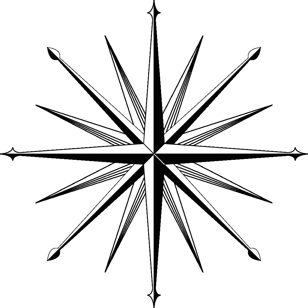 onlinelabels clip art wind rose compass rose