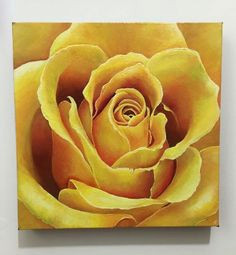 artfinder yellow rose by karen elaine evans a magnified view of a yellow rose in acrylic on canvas i love yellow roses and had them in my wedding