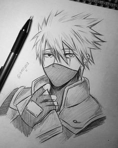 quick kakashi doodle my school started yesterday and i don t have time to draw at all i m so tired alreadyy hope i ll find some time to draw something