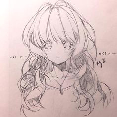 mangadrawing instaart sketch pencil mangagirl animegirl hair