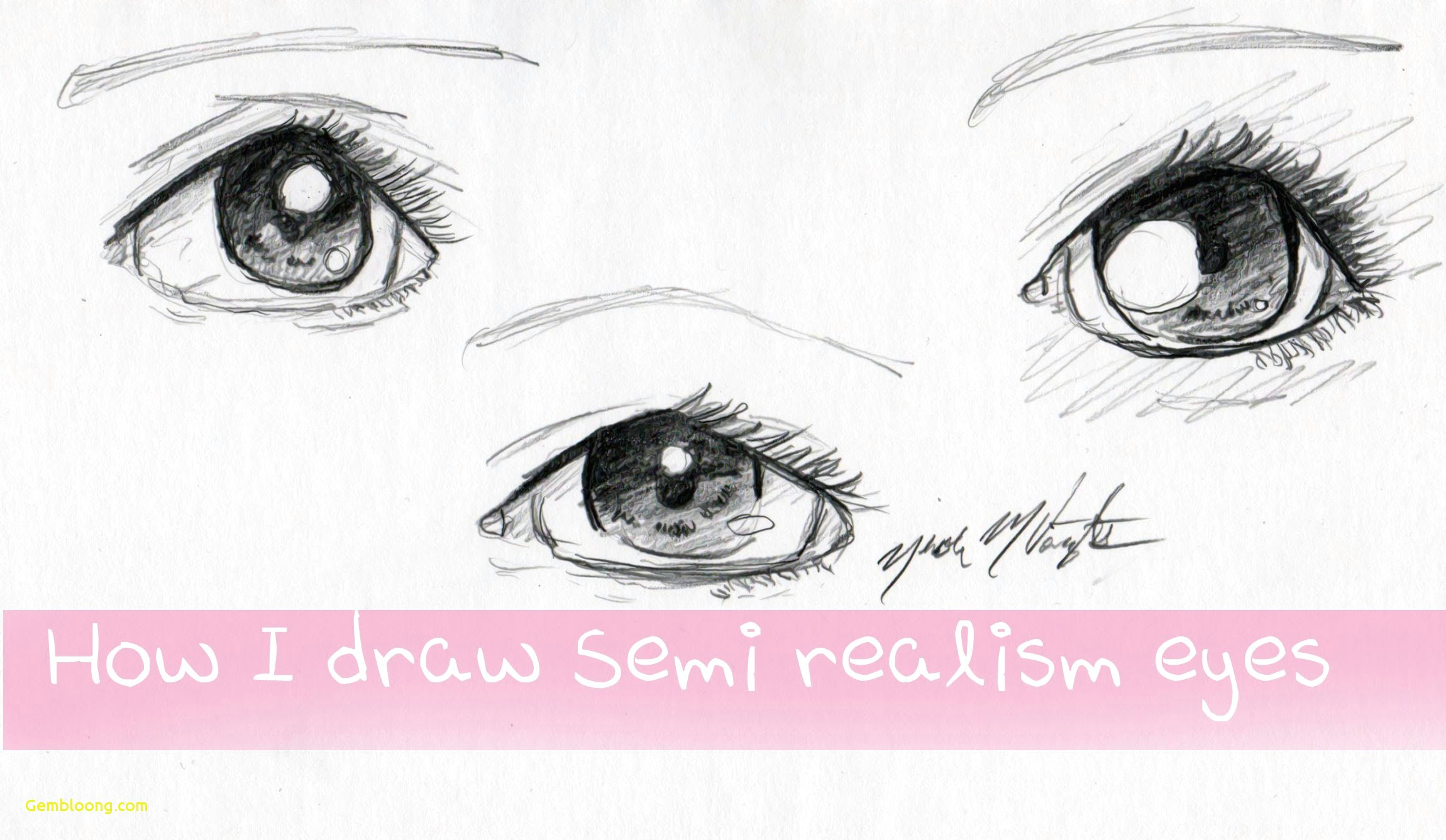 2300x1337 how i draw semi realism eyes