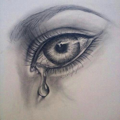 Drawing An Eye In Charcoal Crying Eye Drawing Breathtaking Art Drawings Pencil Drawings Art