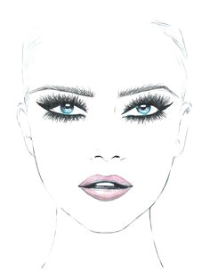 Drawing An Eye with Makeup 73 Best Makeup Sketches Images Makeup Inspo Mac Face Charts Mac