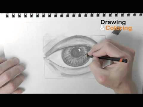 part 3 how to draw an eye step by step finishing shading tone youtube