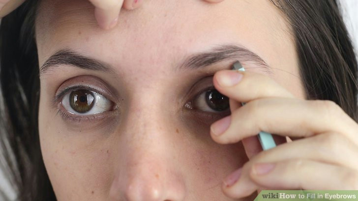 image titled fill in eyebrows step 1