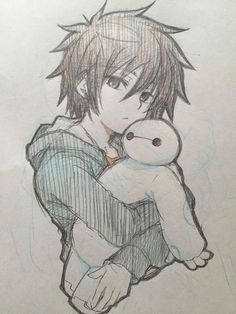 big hero 6 anime drawings sketches anime sketch manga